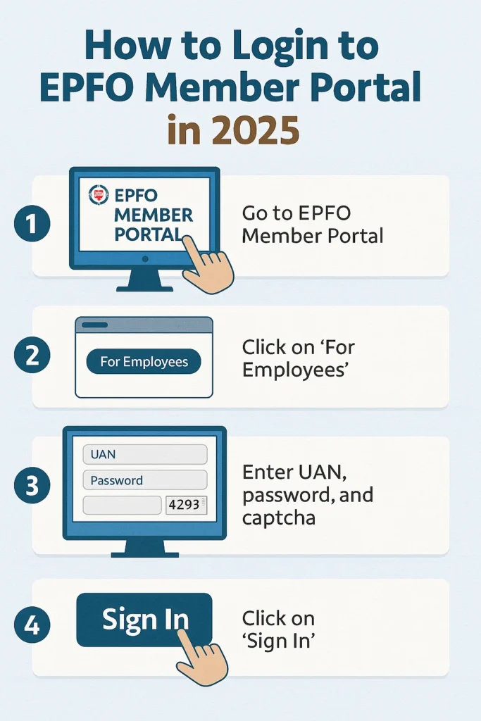 EPFO Member Portal Login Process